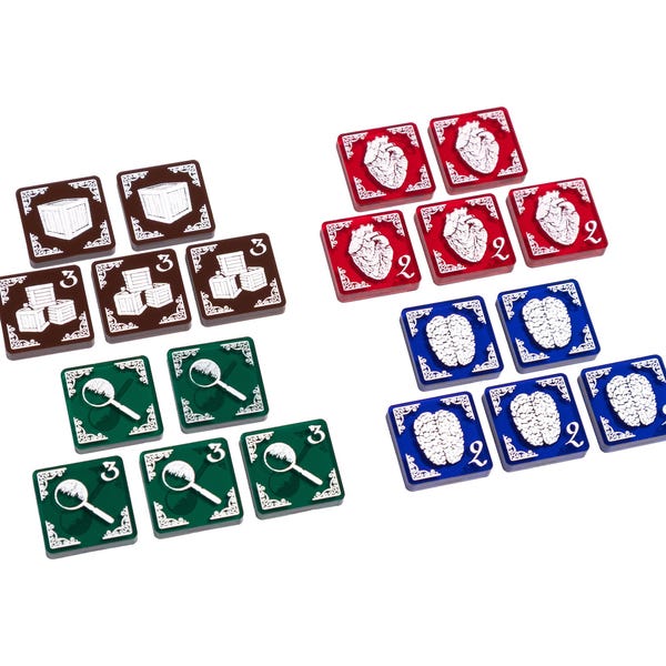 Investigator Token Set (double sided) for Arkham Horror LCG