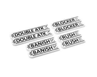 Condition Tokens for One Piece TCG (double sided)