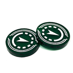 2 x Reinforce Tokens - Translucent Series - Star Wars X-wing compatible