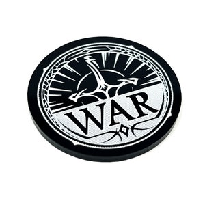 1 x Oversized - War and Peace Token (doppelseitig) für Flesh and Blood TKG