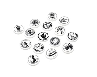 Avengers Hero Activation Tokens (double sided) for Marvel Champions LCG