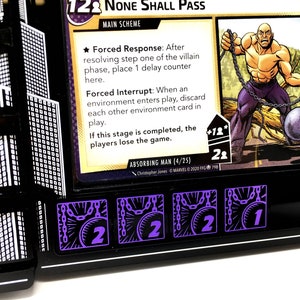 4 x Absorbing Man Delay tokens double sided for Marvel Champions LCG, image 6