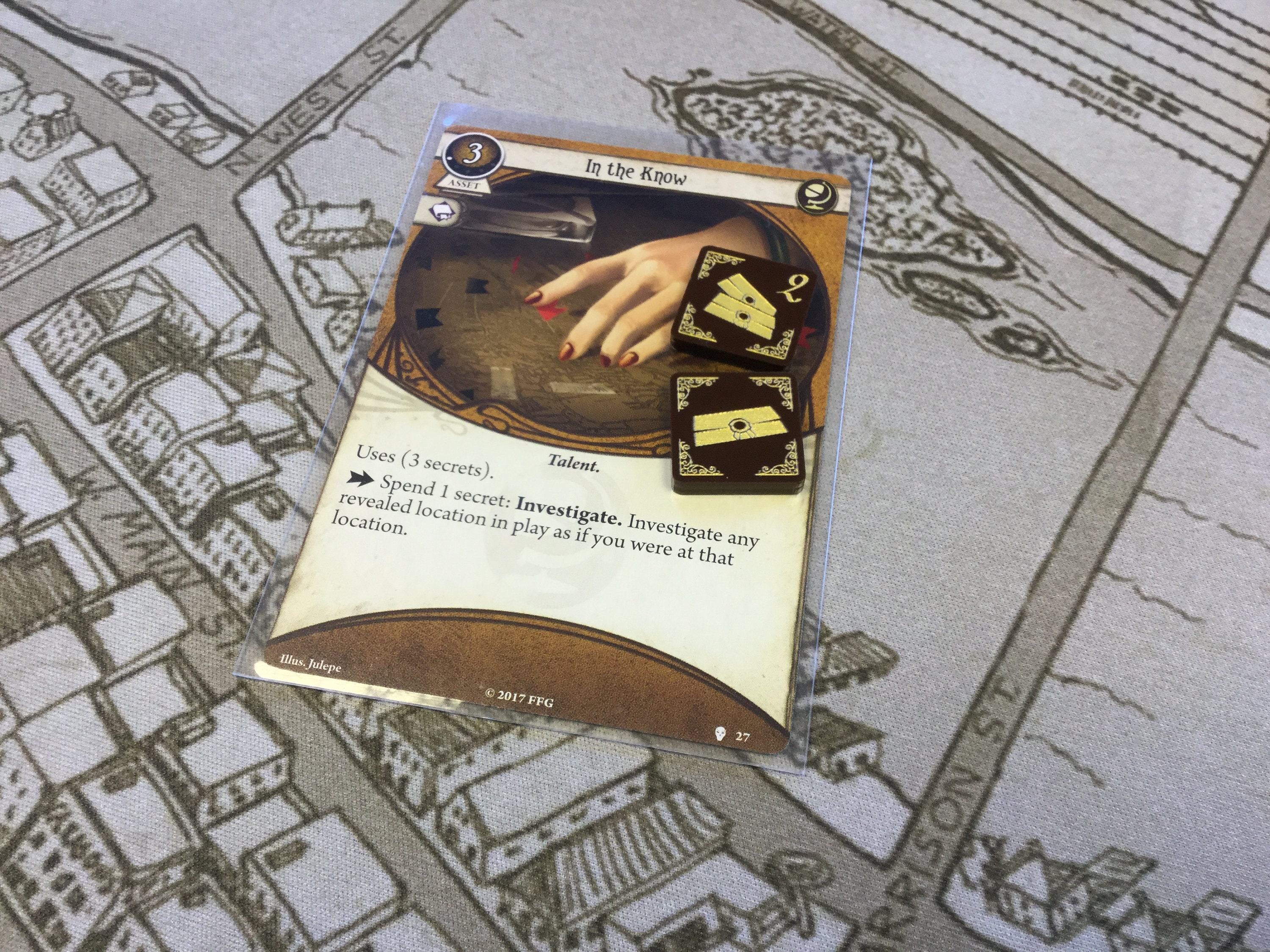 2 X Secret Tokens (double Sided) for Arkham Horror LCG - Etsy UK