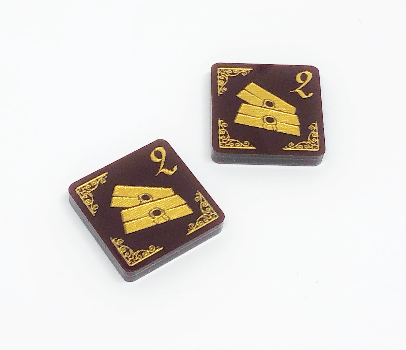 2 X Secret Tokens (double Sided) for Arkham Horror LCG - Etsy UK