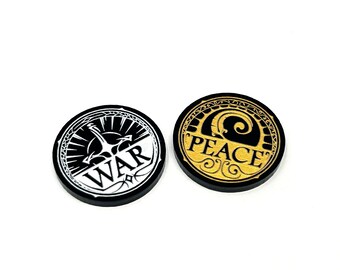 1 X War and Peace Token (double Sided) for Flesh and Blood TCG - Etsy