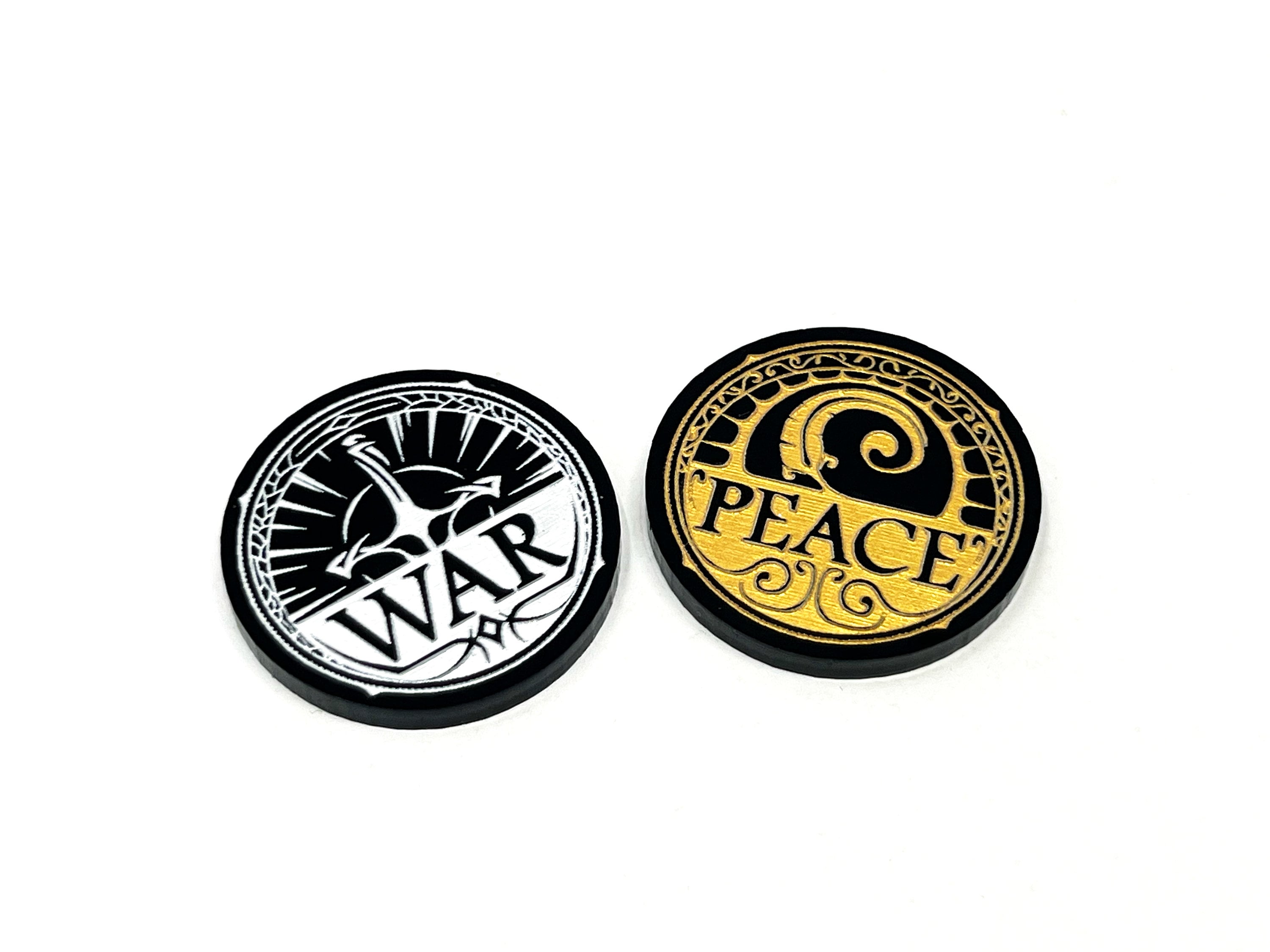 1 X War and Peace Token (double Sided) for Flesh and Blood TCG - Etsy