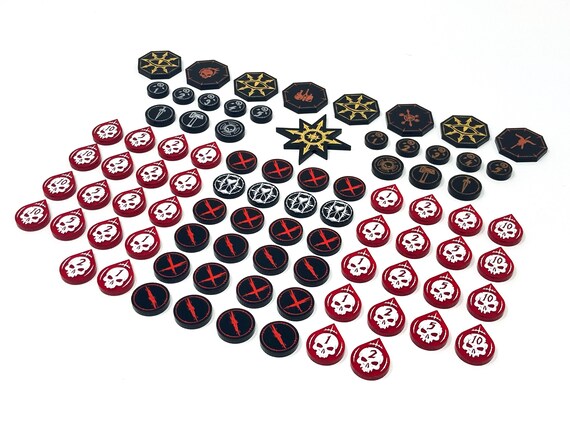 Warcry- Warhammer AOS - Two Player Token Set - Etsy