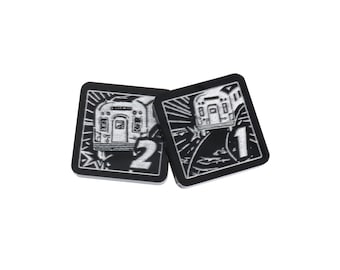 Speed Tokens (Off The Rails) Tokens for Marvel Champions LCG, Double Sided