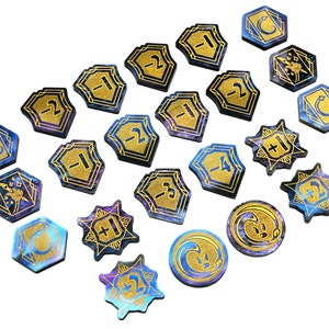 Sorcerer Token Set (double sided) for Lorcana TCG
