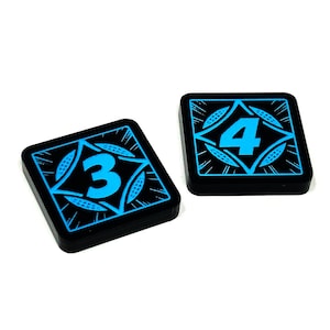 2 x Generische Allzweck-Token 3/4 (doppelseitig) für Marvel Champions LKG
