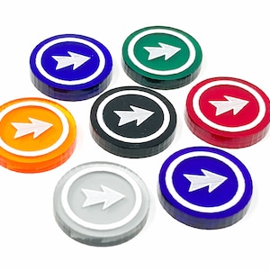 Locatieactietracker-token, compatibel met Arkham Horror LCG