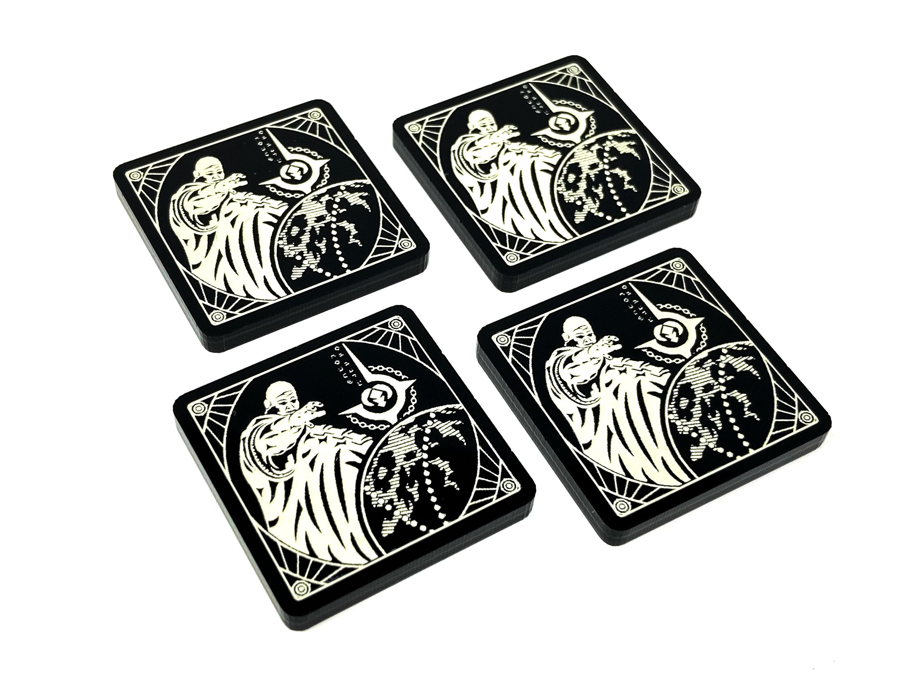 Dune: Imperium - Baron Token Set - Black (double Sided) - Etsy