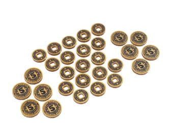 Slay The Spire Bored Game - Gold Token Set