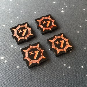 6 x Double Sided Shield tokens for Keyforge 