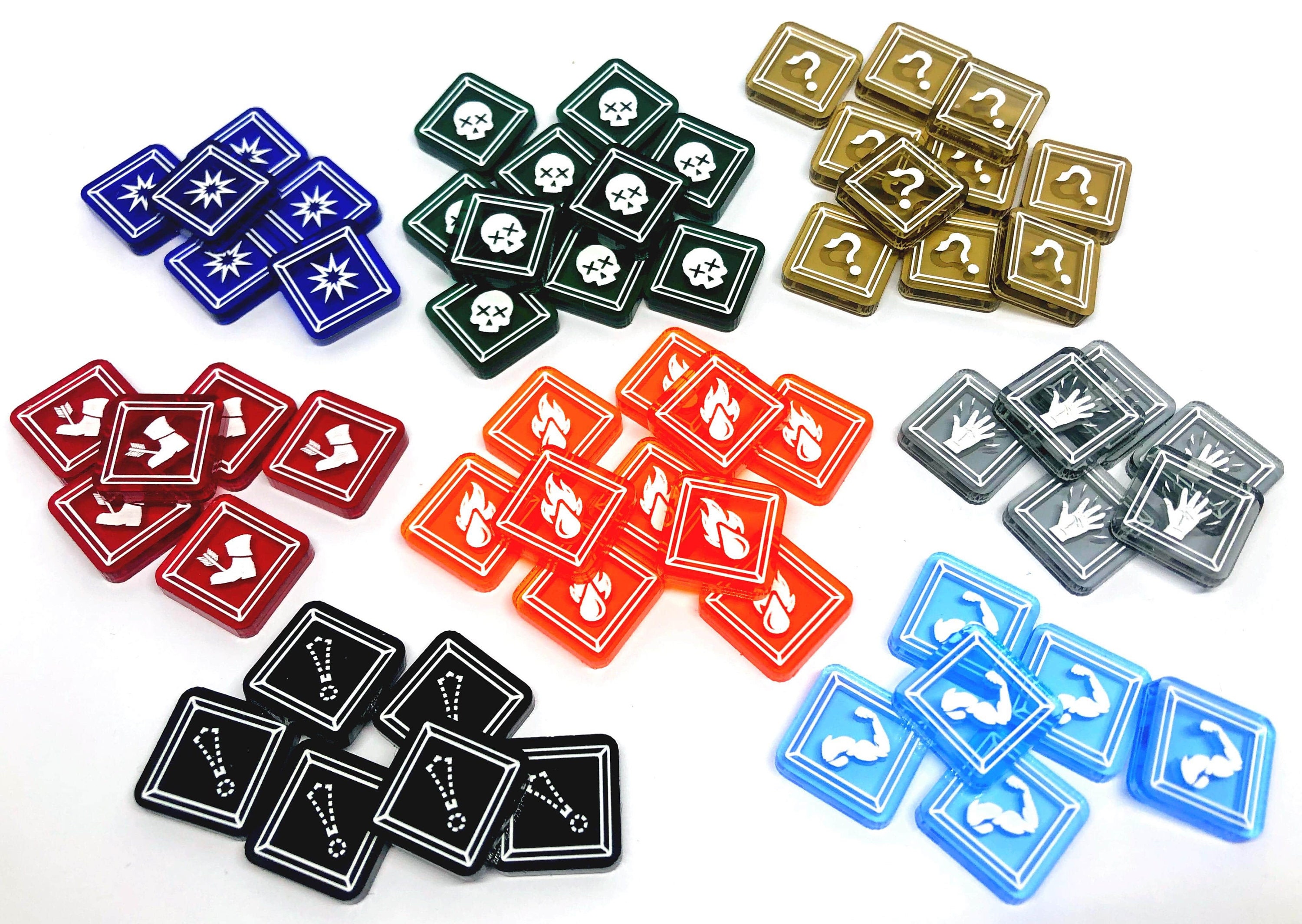 Gloomhaven Jaws Of The Lion Strengthen Tokens Double Sided Etsy