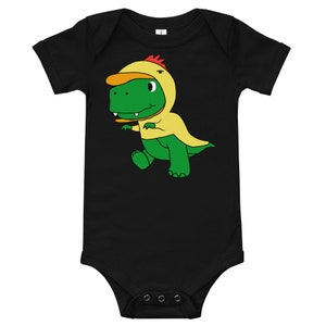 T-Rex チキン コスチューム | ベビー恐竜ワンジー | ボディスーツ | 新生児服 | ベビーシャワーギフト | ベビーワンジー | ベビーボーイボディスーツ