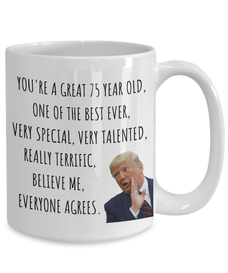 Funny 75th birthday gift 75th birthday mug 75 year old Etsy