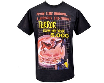 Horror from the Year 5000 Herren Horror T-Shirt Sci fi Halloween B-Movie