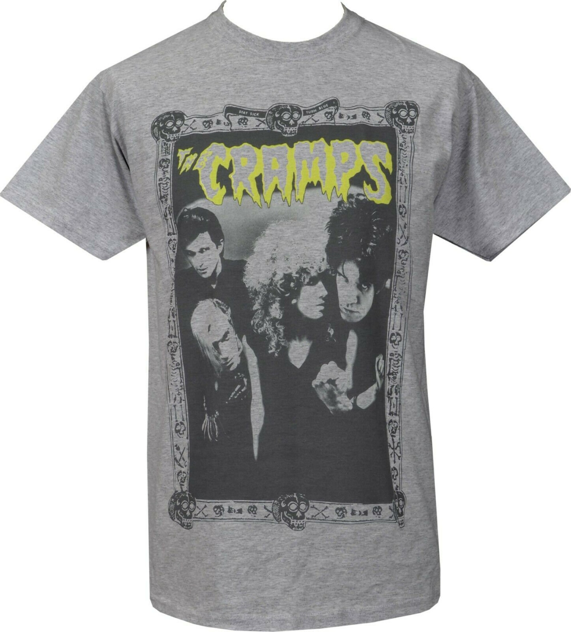 Discover The Cramps Mens Psychobilly T-Shirt Stay Sick De Lux Interior Garage Skull