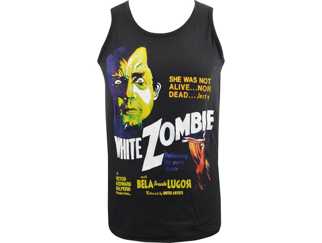 White Zombie Mens Horror Tank Top Bela Lugosi Dracula Vampire Etsy