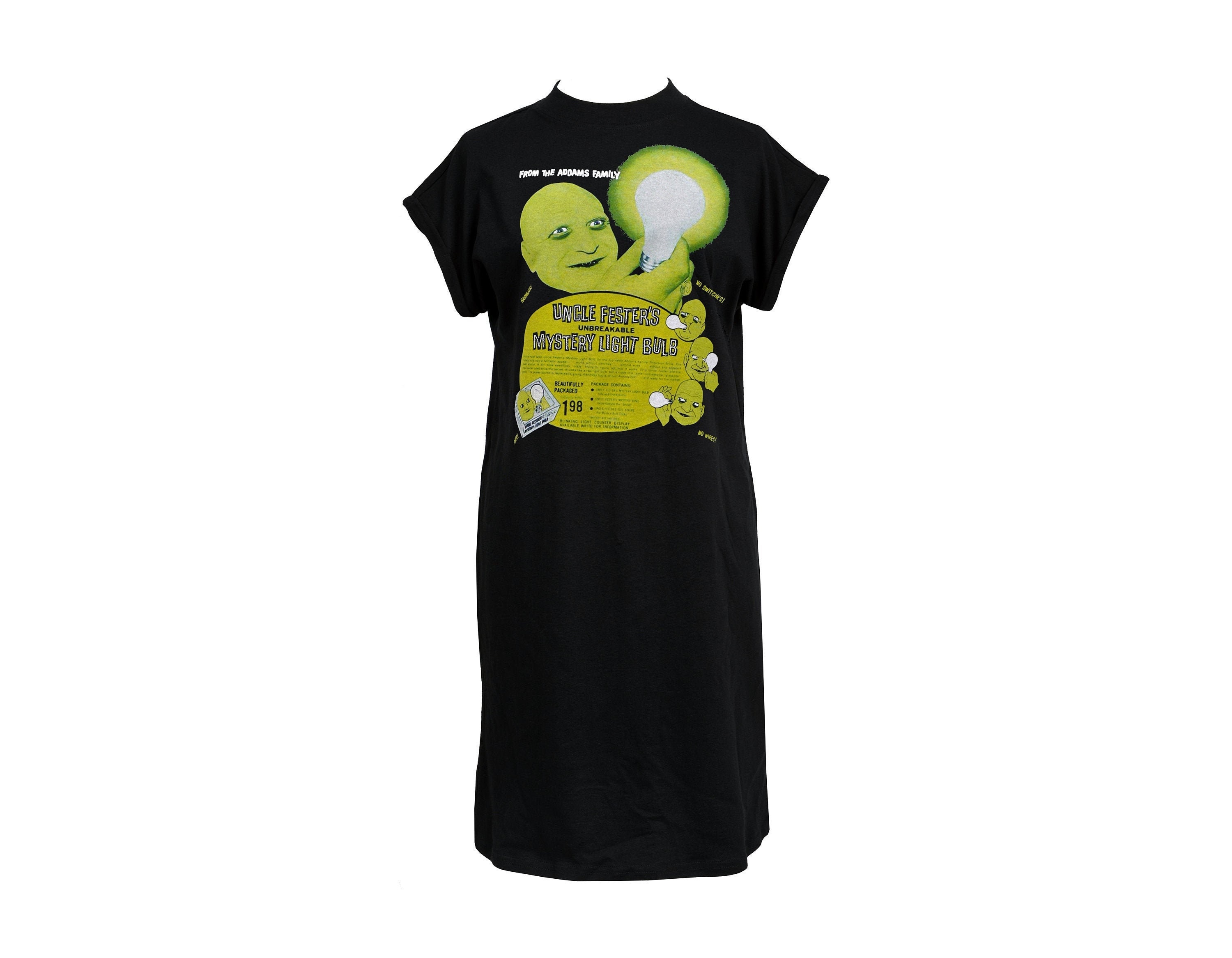 Uncle Fester Womens Horror High Neck T 