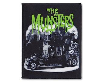 Meet the Munsters Sew-on Patch B-Movie Horror Halloween Gothic