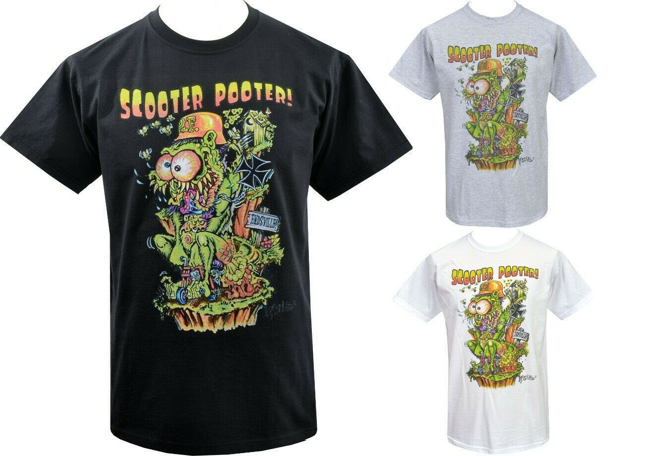 Discover Mens Ratfink T-Shirt - Scooter Pooter - Rat fink Monster shirt