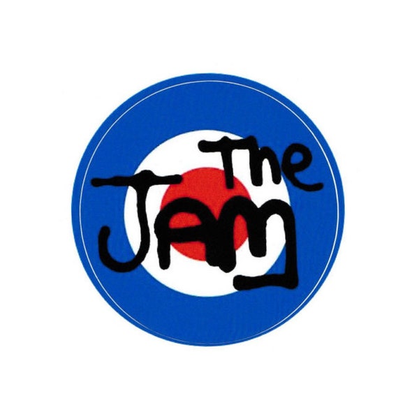 The Jam Target Vinyl Sticker Mod UK English Rock Pop Punk Revival Scooter Two Tone London