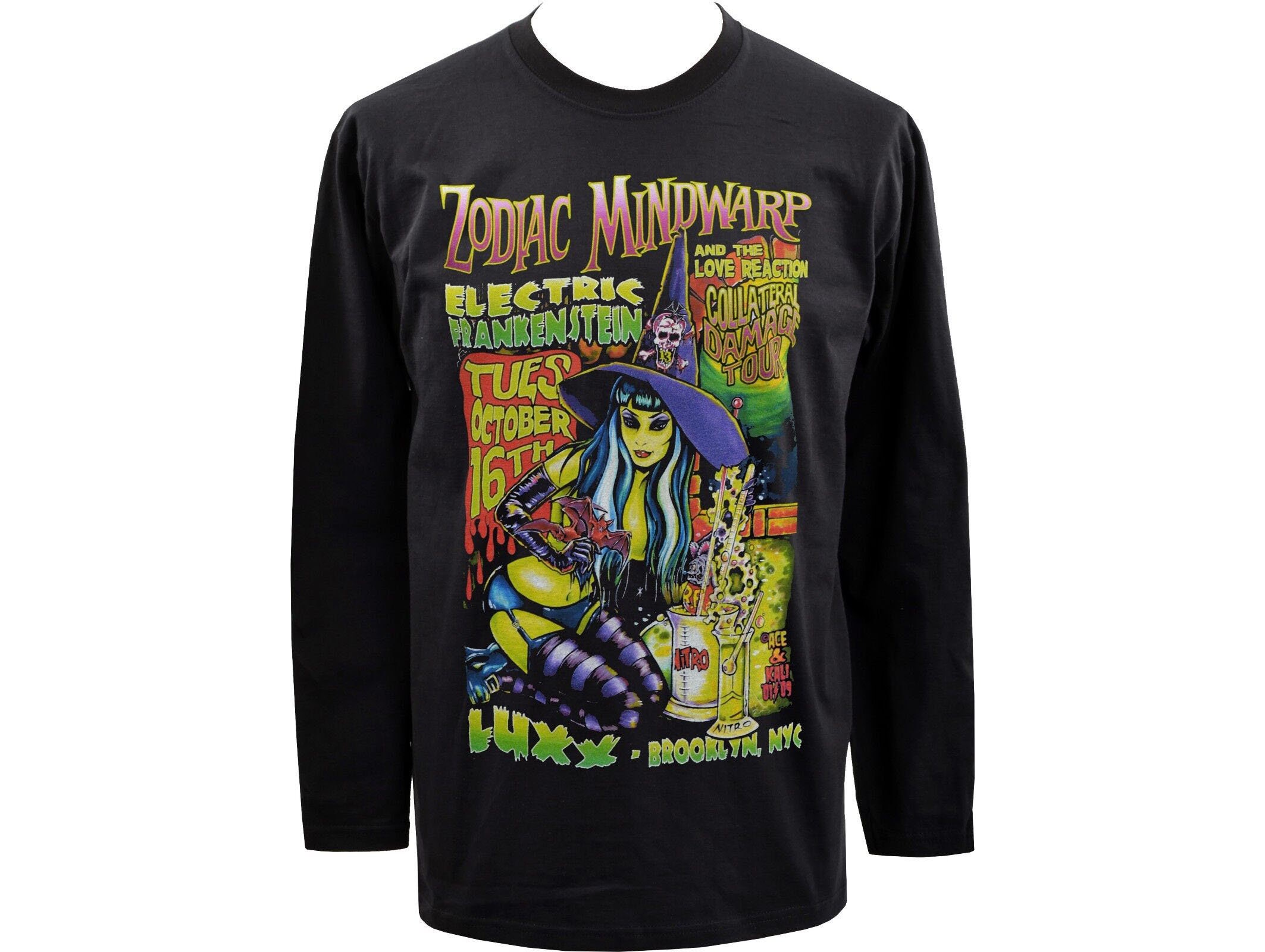 VTG Zodiac Mindwarp The Love Reaction Tour Shirt Size Medium