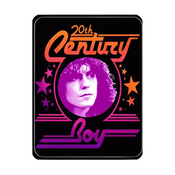 Marc Bolan th Century Boy Vinyl Sticker T Rex British Glam Etsy