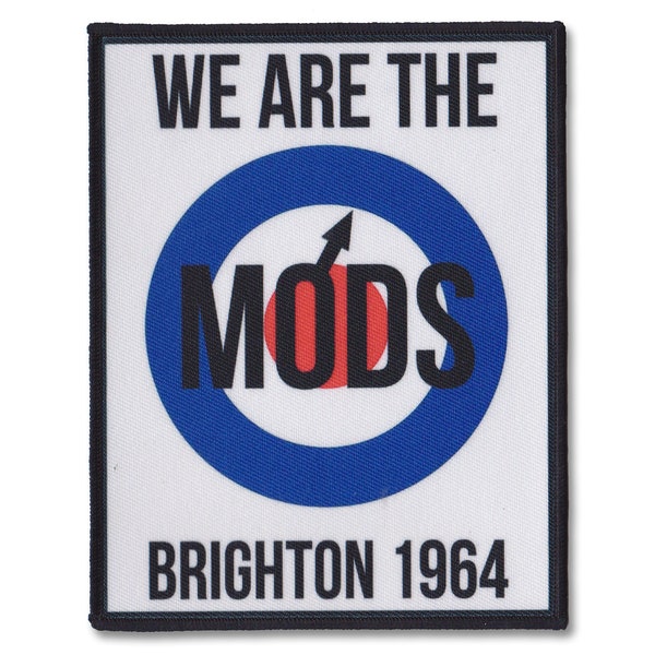 We are the Mods Sew-on Patch Brighton 1964 Quadrophenia Scooter 1964