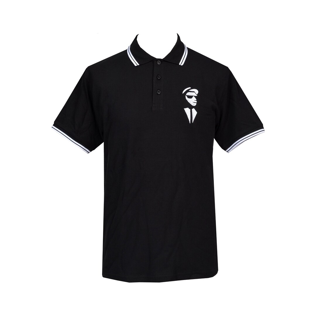 Walt Jabsco Mens Tipped Polo Shirt Two Tone Records Oi Ska Skinhead ...