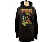 The Cramps Womens Psychobilly Hoodie Dress Halloween Pumpkin Horror (cramps pumpkin)