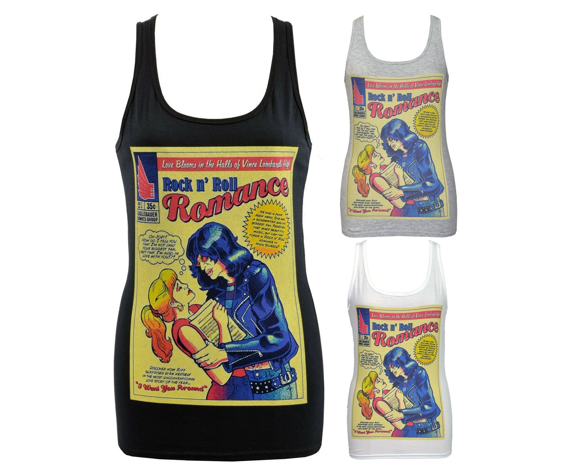 Discover Punk Tank Top Rock and Roll Romance