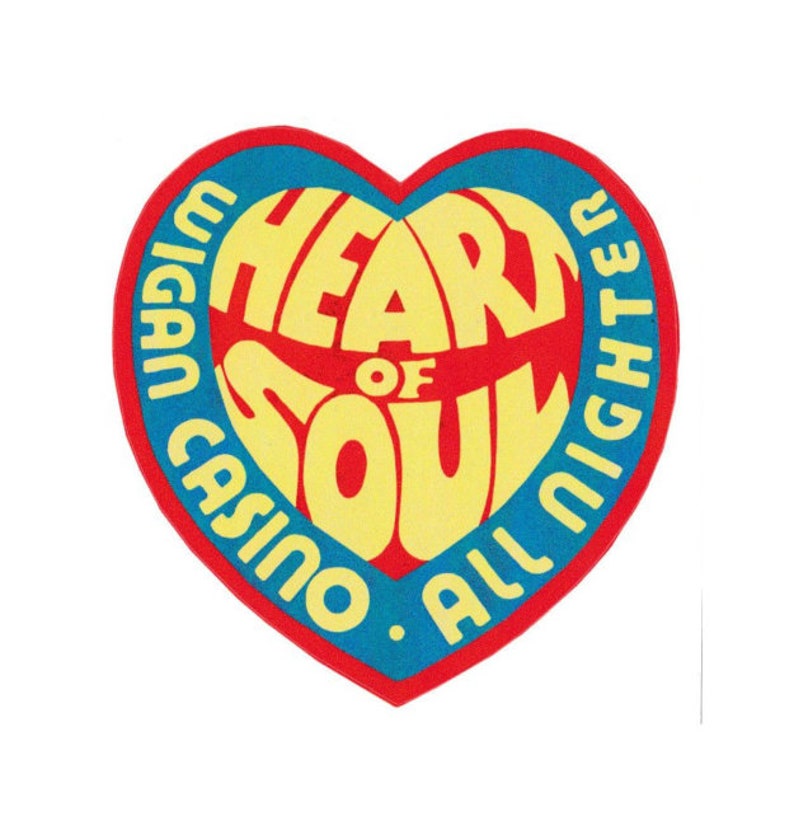 Wigan Casino Heart Of Soul Patch Sew / Iron On Badge Heart Of - Foto 11