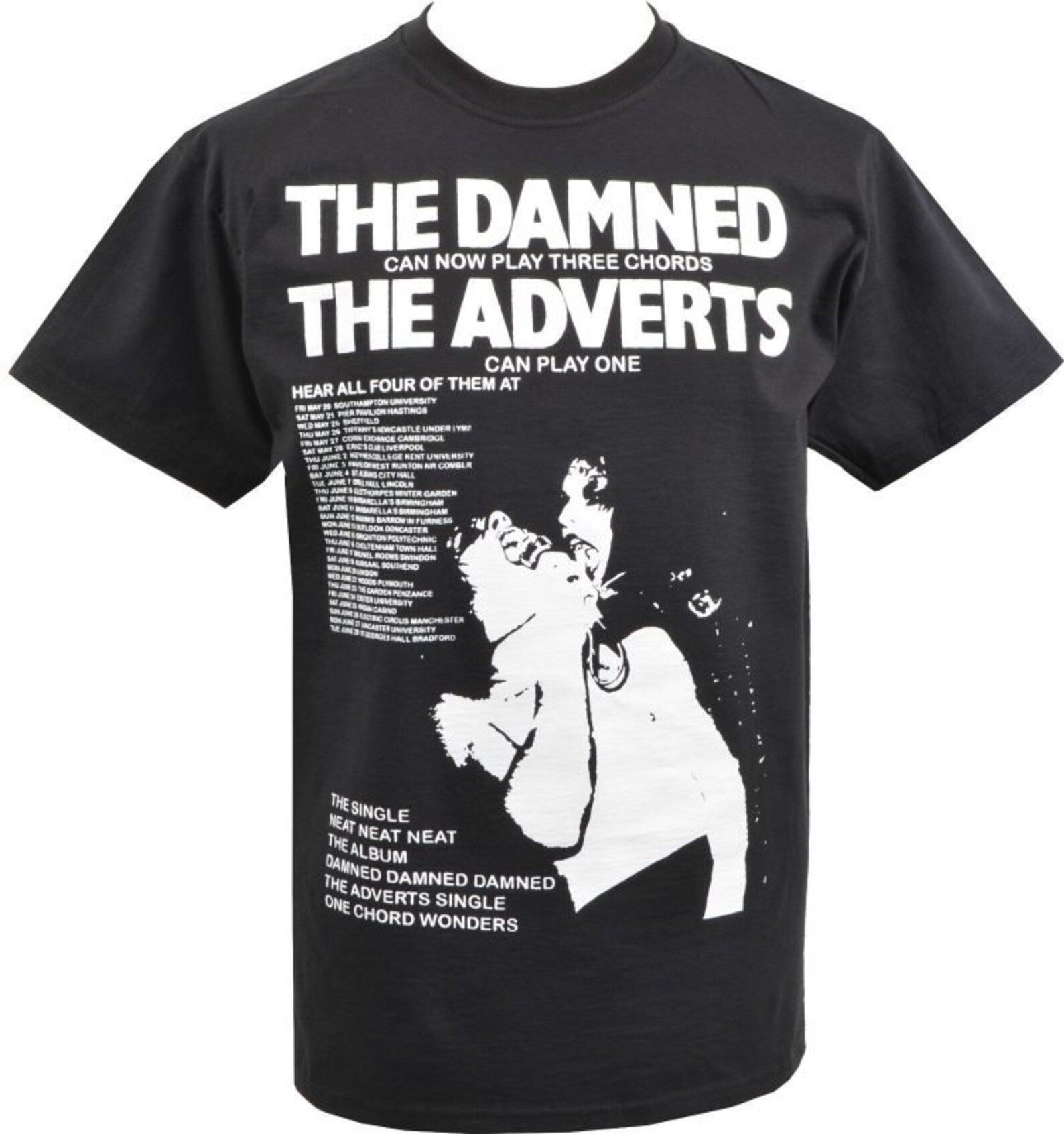 The Damned Punk Rock Band T-Shirt - Unisex Short-Sleeve Tee