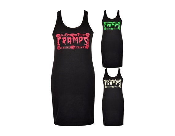 The Cramps Womens Dress Psychobilly T-Shirt Garage Punk Skulls | Etsy