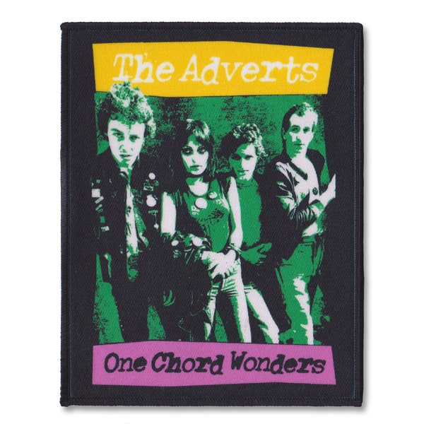 The Adverts Punk Sew-on Patch One Chord Wonders 1977 Gaye Advert