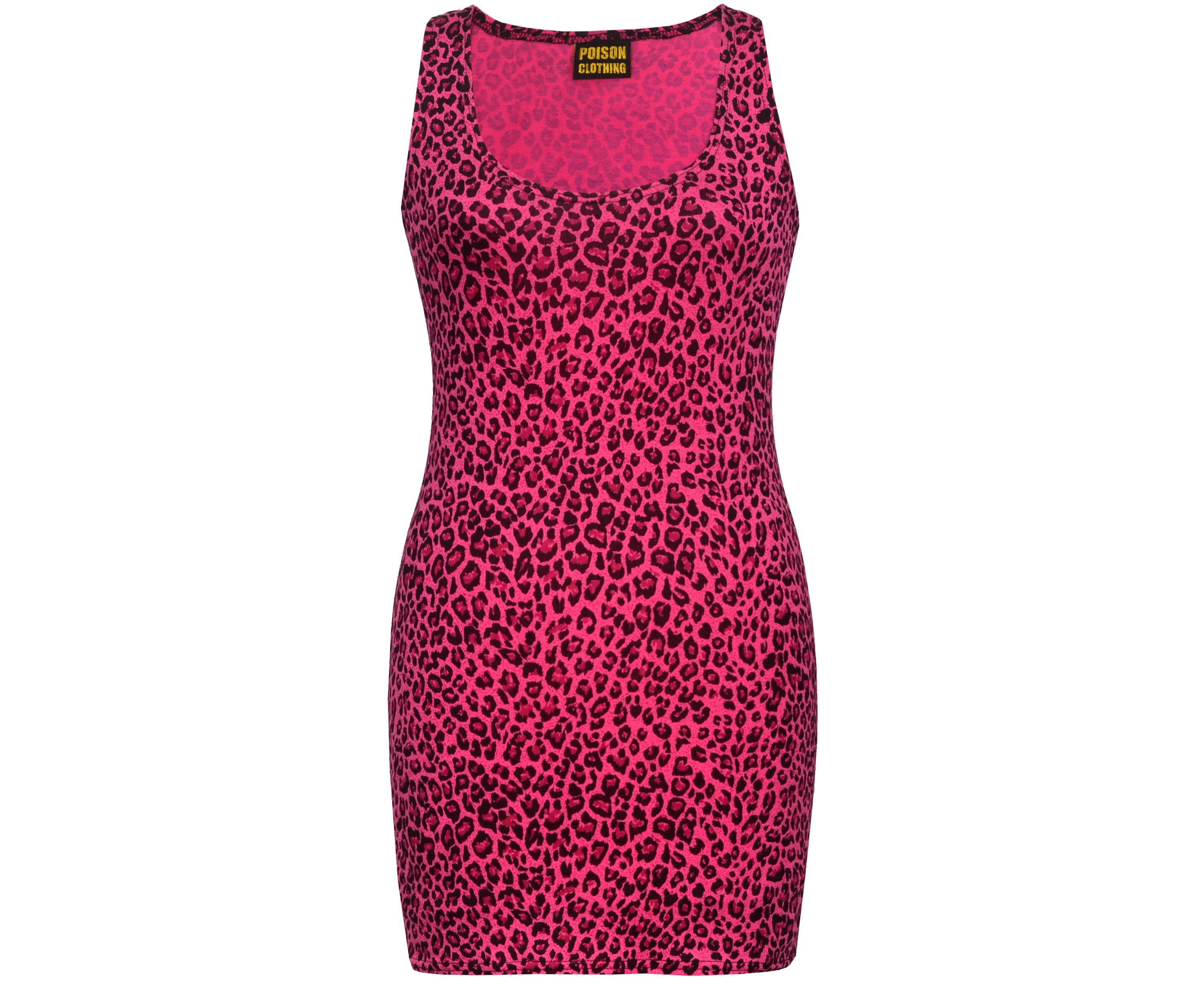 Pink Cheetah Print Dress