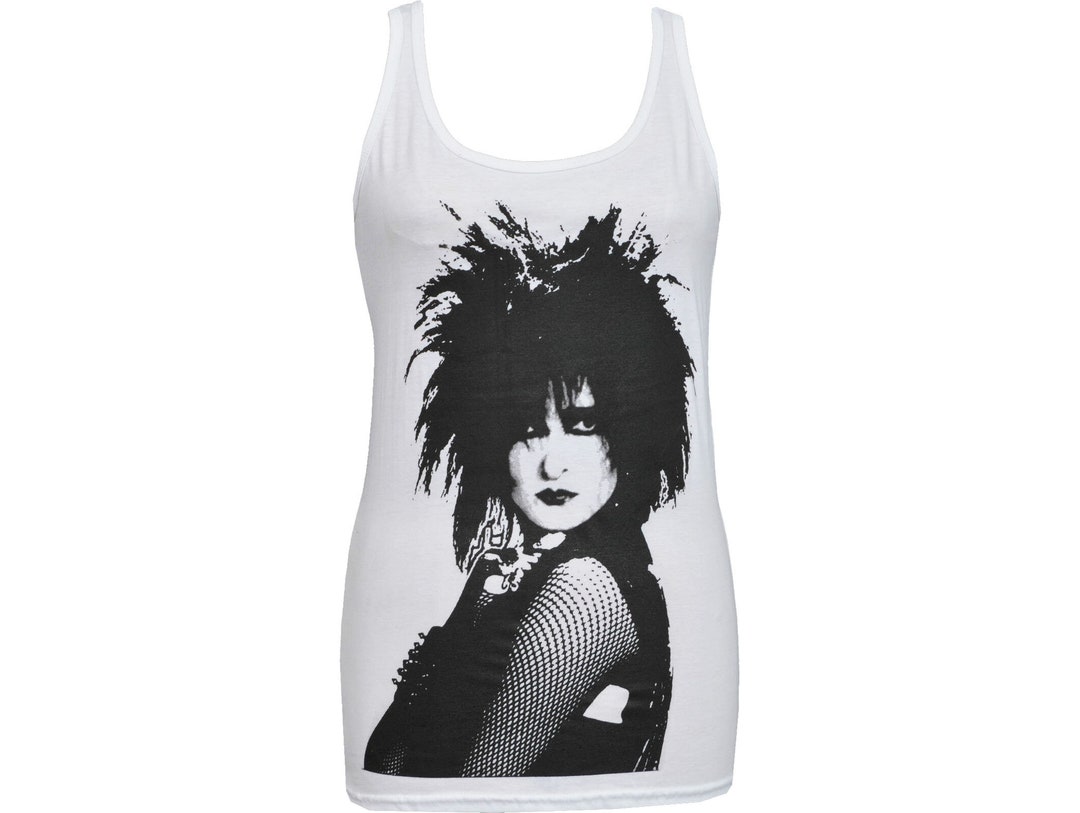 T-shirt Siouxsie And The Banshees – Maglietta Unisex Bianca, Vintage Anni 80/90 - Foto 4