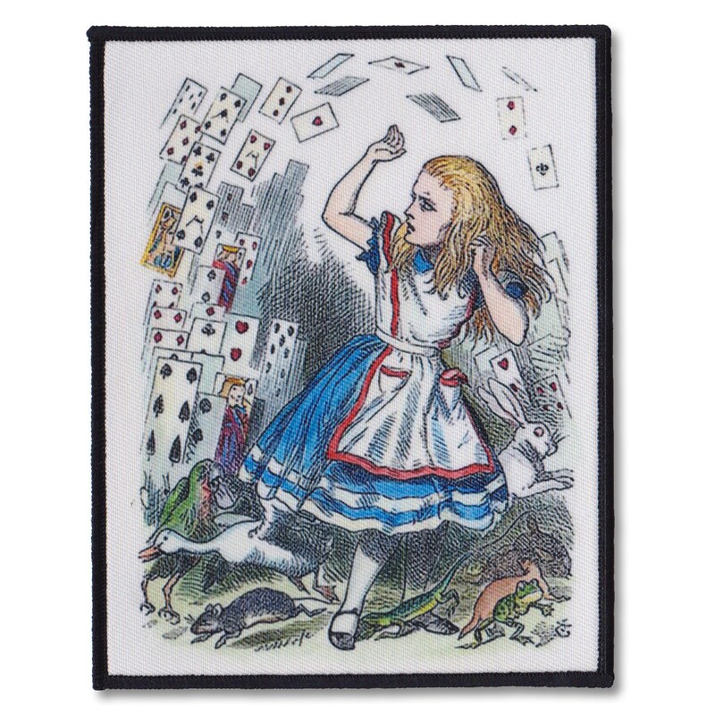 Alice In Wonderland Cheshire Cat Iron On/Sew On Ebroidered Patch 8.5 - Foto 10