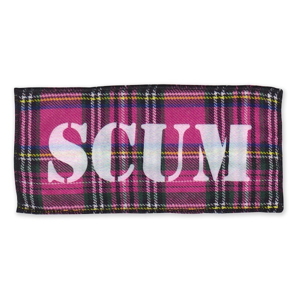 Pink Tartan Scum Cotton Patch Anarchy Original Punk Rock Army UK 1977