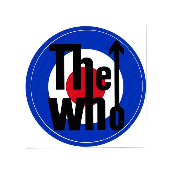 The Who Target Vinyl Sticker Pinball Wizard Mod UK English Rock Pop Art  Quadrophenia
