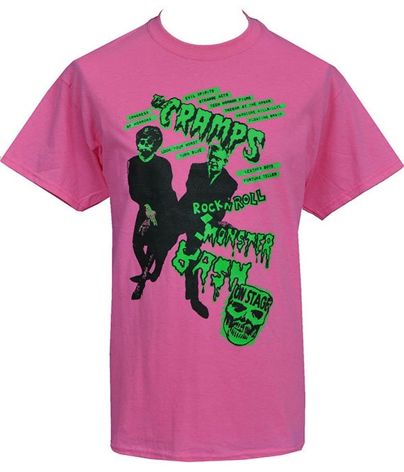 The Cramps Mens Psychobilly T Shirt Monster Bash Horror Punk Etsy 日本