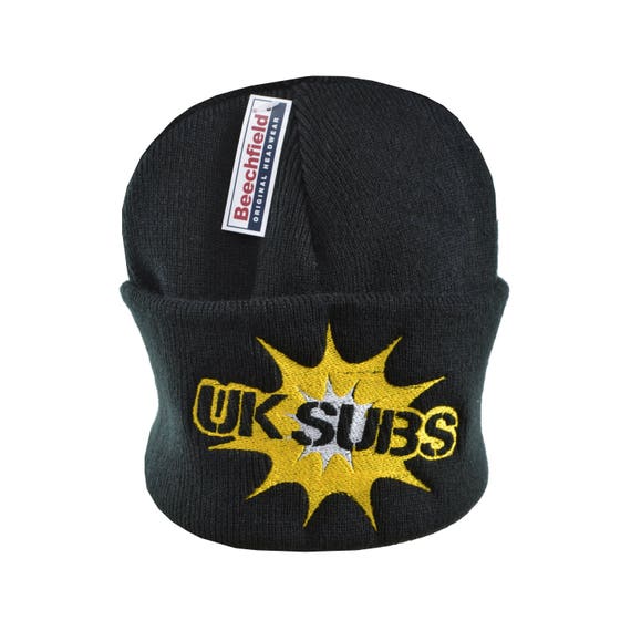 CHAOS SEDITIONARIES EMBROIDERED BEANIE HAT WINTER SKULL ORIGINAL PUNK ROCK 1977