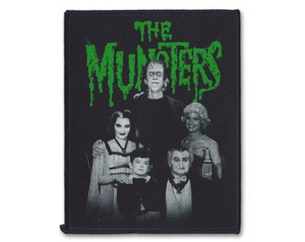 Meet the Munsters Sew-on Patch B-Movie Vintage Horror Halloween Gothic