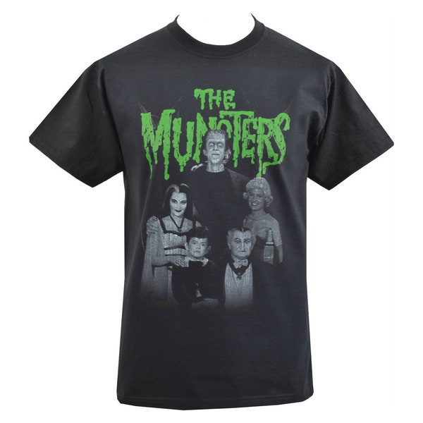 The Munsters Mens Horror T-Shirt Halloween Gothic B-Movie Spooky