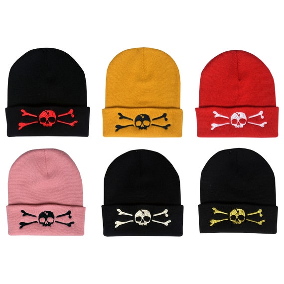 Skull \u0026 Crossbones Beanie Hat 