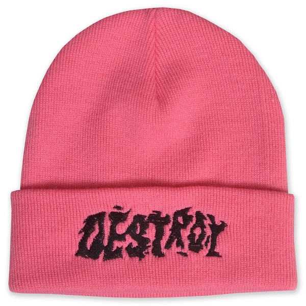 Destroy Pink Punk Beanie Hat Seditionaries Punk Rockers UK 1977