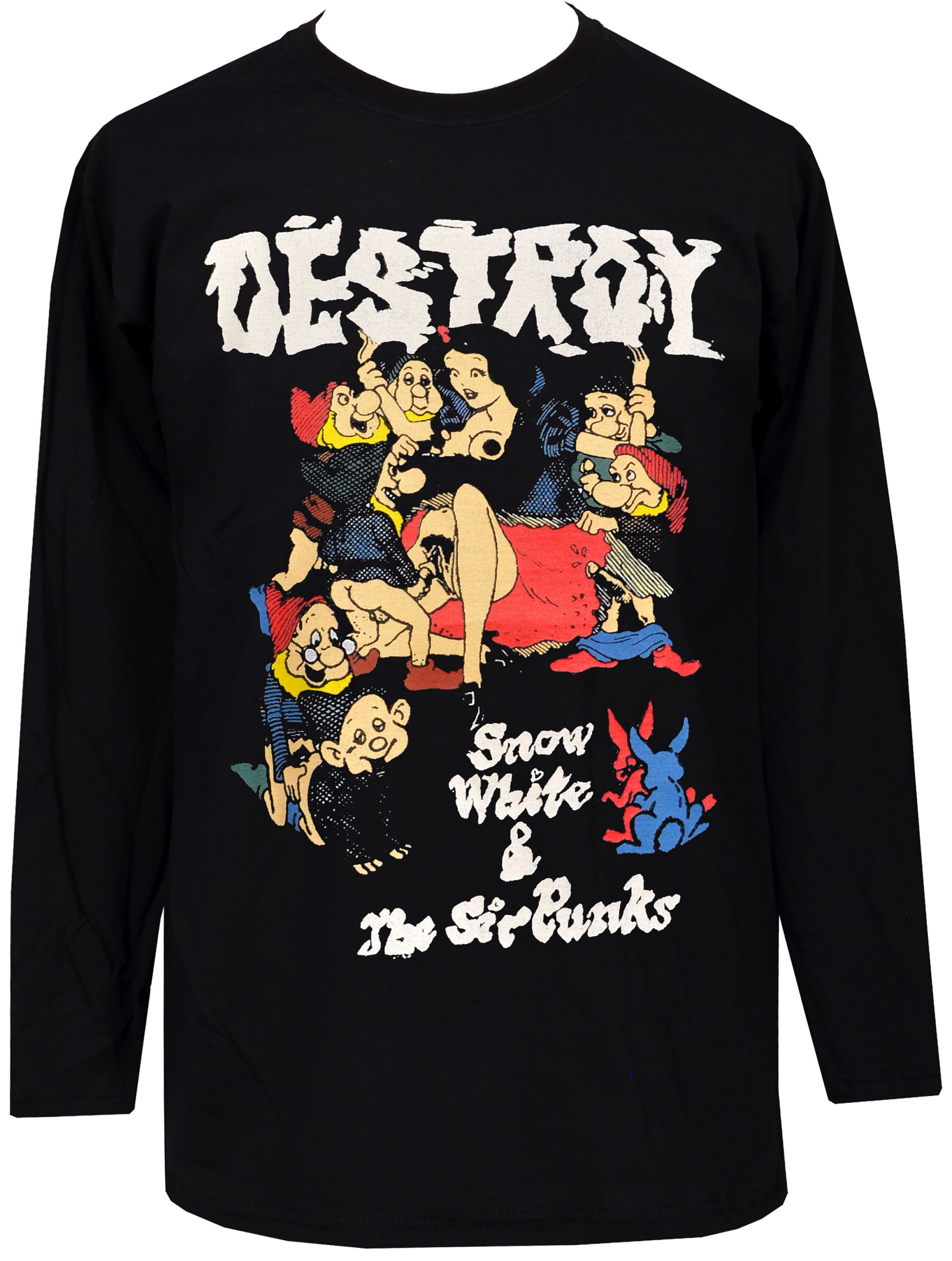 Mens Seditionaries Long Sleeve T-shirt Destroy Punk Rockers Mens Seditionaries Long Sleeve T-shirt Destroy Punk Rockers